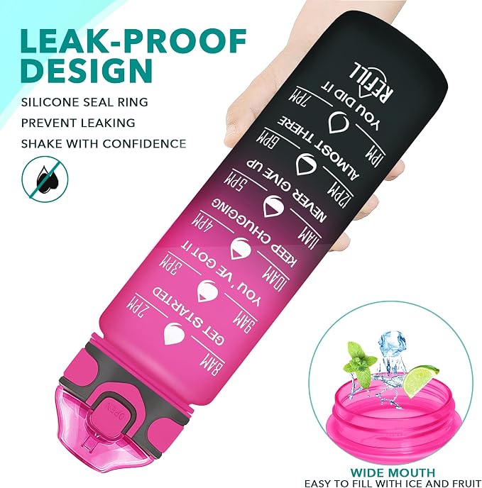 Enerbone 32 oz Drinking Water Bottle - Image 4