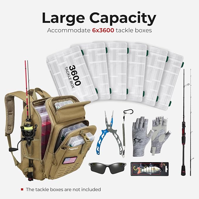 Piscifun Fishing Tackle Backpack - Image 6