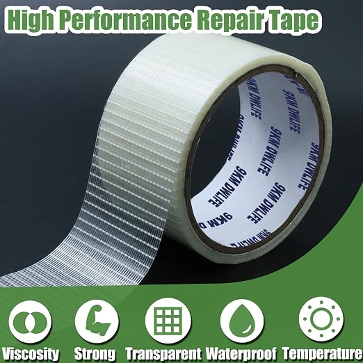9KM DWLIFE Kite Ripstop Repair Tape 5cm-10cm Bi-Directional Fiberglass Filament - Image 3