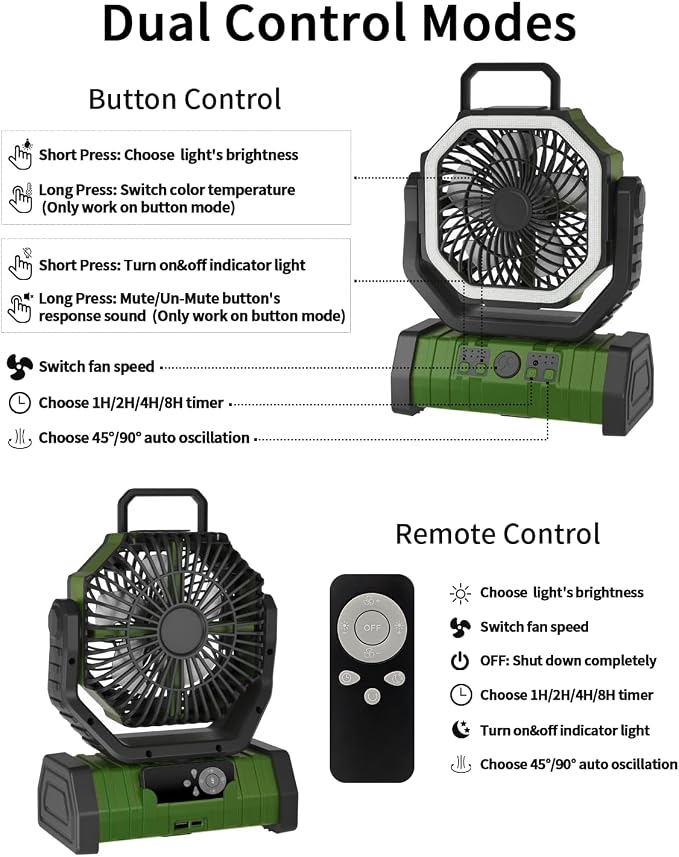 ADUST Camping Battery Powered Fan - Image 5