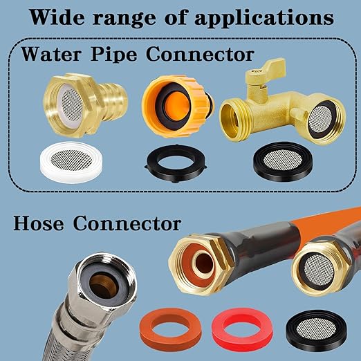 ZDBB 129 PCS Garden Hose Washers Shower Head Gaskets - Image 5