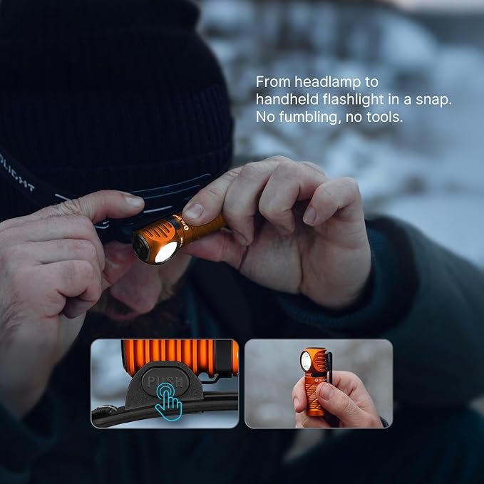 OLIGHT Perun 3 Mini Headlamp 1250 Lumens LED Head Flashlight, Rechargeable - Image 4