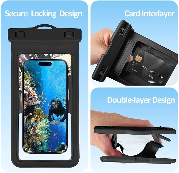 MOLOPPO Waterproof Phone Pouch, - Image 3