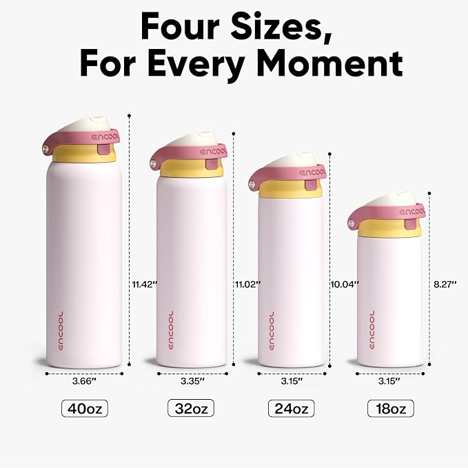 ENCOOL Leakproof Insulated Water Bottle - Image 9