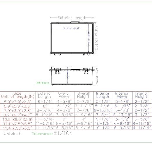IP67 Waterproof Junction Box, ABS Plastic Electrical Enclosure - Image 6