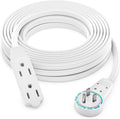 Maximm Cable 50 Ft 360° Rotating Flat Plug Extension Cord, 16/3 AWG Multi 3 by MaximmCable
