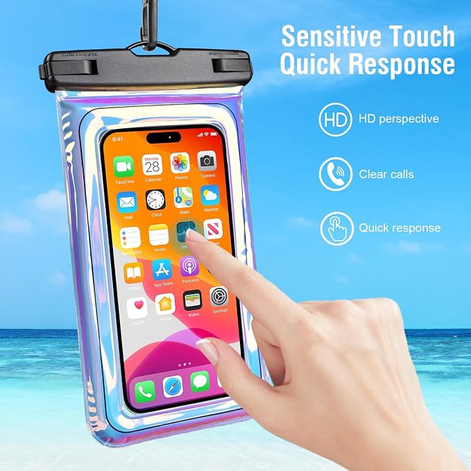 IP68 Large Floating Waterproof Phone Pouch, Water Proof Cell Phone Dry Bag - Image 4