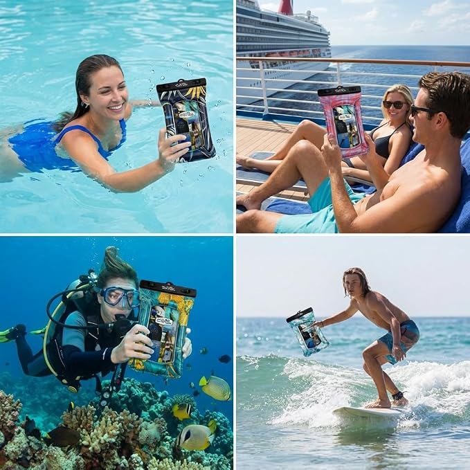 Salt Life Floating Waterproof Phone Case– IPX8 100% Waterproof Phone Case that - Image 8