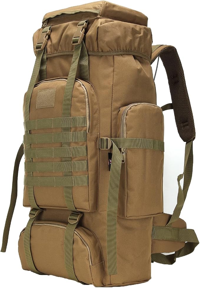 Hiking Backpack for Men 70L/100L Camping Backpack Military Rucksack Molle 3 by W+WINTMING