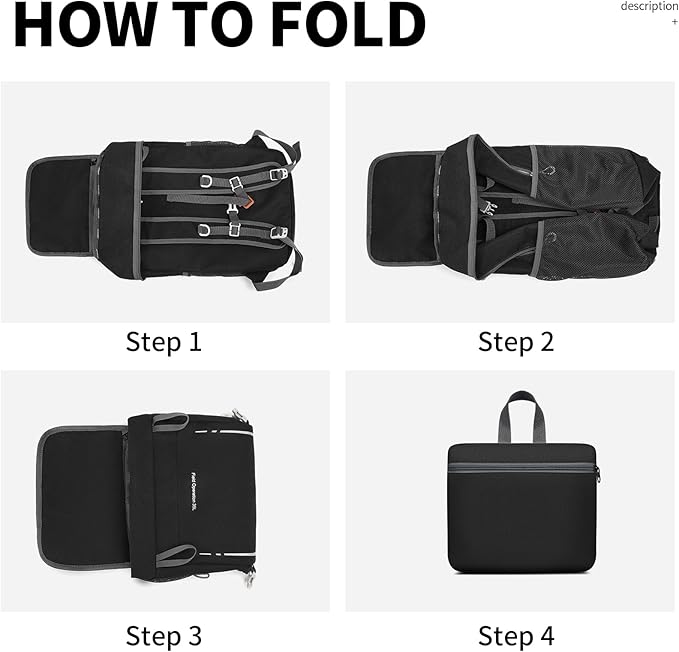 45L Lightweight Packable Backpack – Durable Foldable Daypack - Image 5
