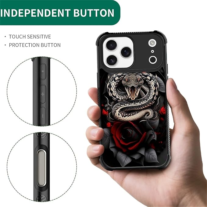 for iPhone 17 Pro Max Case, for MagSafe Graphic Design for Girl Boy Soft - Image 2