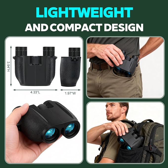Realis 10x25 Compact Binoculars - Image 5