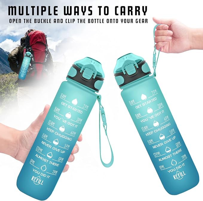 Enerbone 32 oz Drinking Water Bottle - Image 6