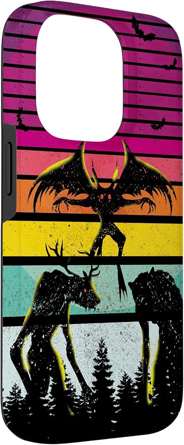 Cryptkin Cute Mothman Cryptid Map Case - Image 3