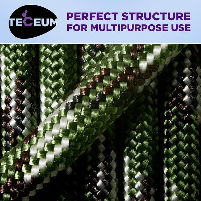 TECEUM Reflective Paracord Rope 1000 – 1000ft/200ft/100ft/50ft – 40+ Colors – - Image 8