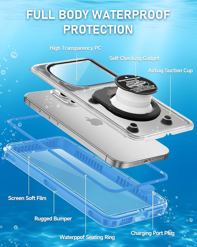 Waterproof Phone Pouch, IPX8 Waterproof Phone Case - Image 5