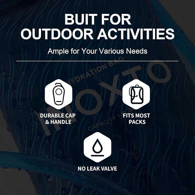 1.5L/2L/3L Hydration Bladder, INOXTO Water Bladder - Image 3