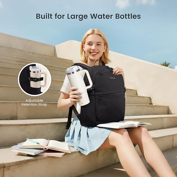 LOVEVOOK Everyday Backpack for Women, Chic Versatile Backpack - Image 2