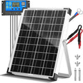 20W 12V/24V Solar Panel Kit, Monocrystalline Solar Battery Trickle Charger by Hoysicy