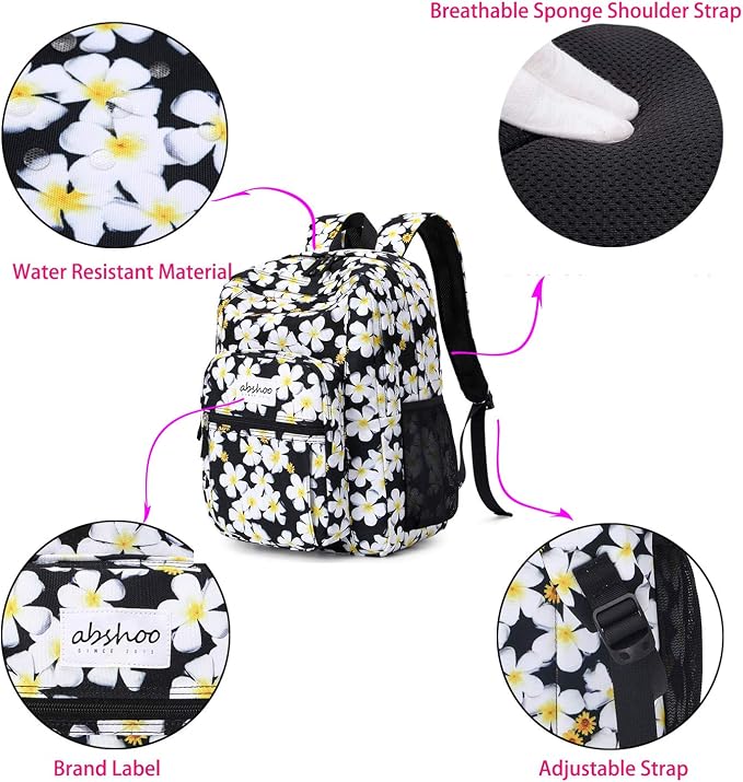 abshoo Classical Basic Travel Backpack - Image 3