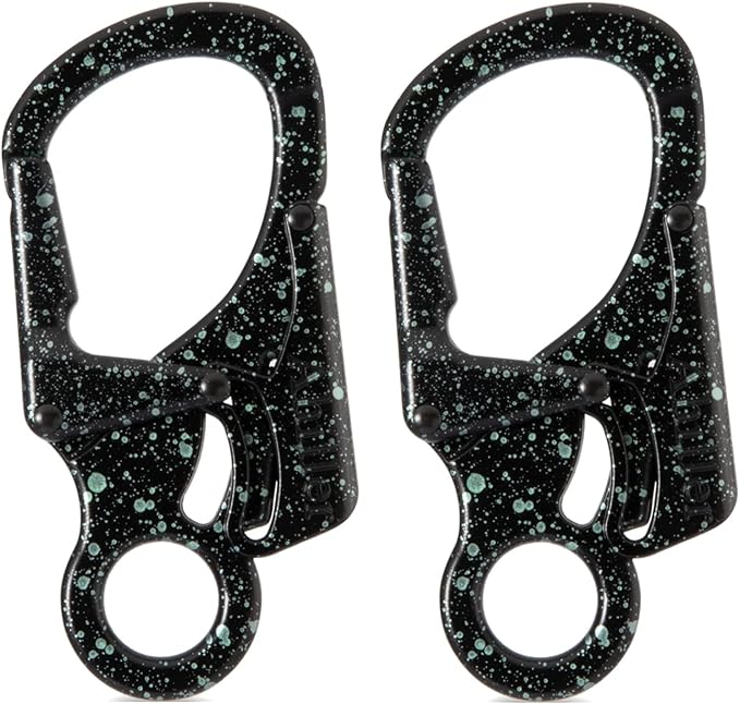 Ahiller Carabiner Clip, Double Anti-Misopening Locking Design, Key Ring Clip by Ahiller