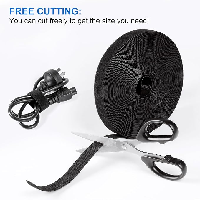 OneLeaf Fastening Cable Management Roll, Reusable Multi-Purpose Cords Management - Image 3