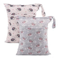 ALVABABY 2pcs Cloth Diaper Wet Dry Bags Waterproof Reusable by ALVABABY