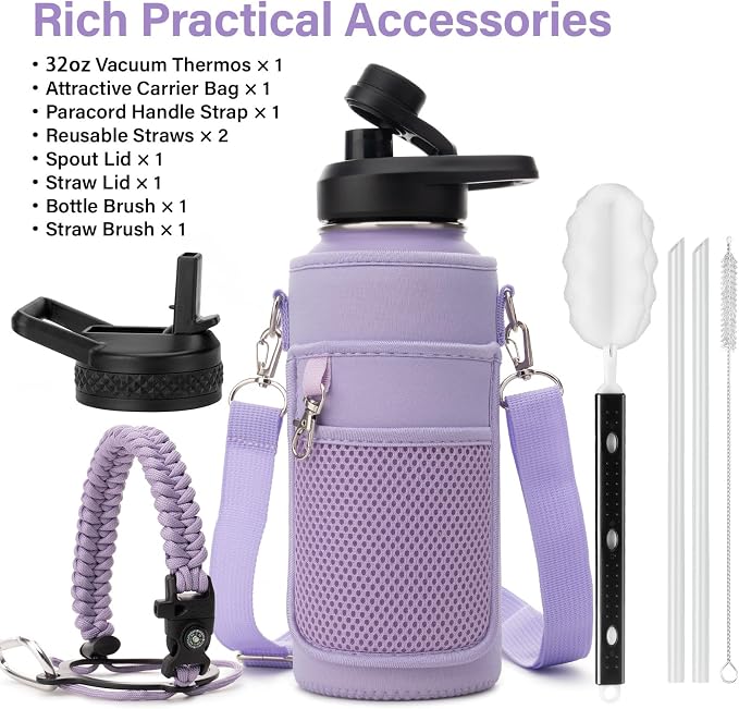 DYSANKY Insulated Water Bottle | Thickened Stainless Steel Vacuum Metal | - Image 2