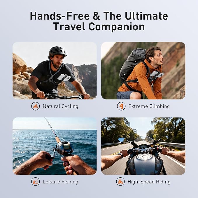 AMAZEAR Hands-Free Neck Mount for Phone & Action Camera - Image 6