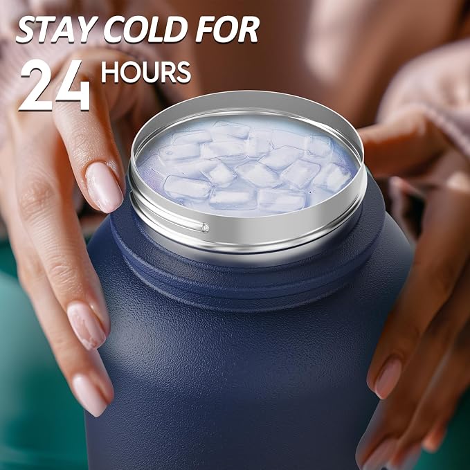 Navigate 40 oz Insulated Stainless Steel Sports Water Bottle - Image 7