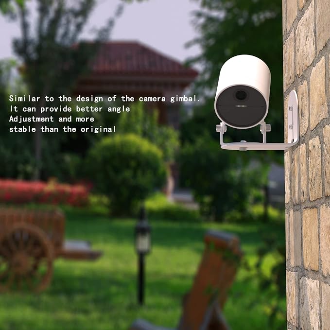 Teccle Metal Wall Mount for SimpliSafe Outdoor Camera, 360 Degree Adjustment - Image 5