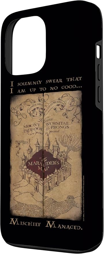 iPhone 13 Pro Max Harry Potter Marauder's Map Words Case - Image 2