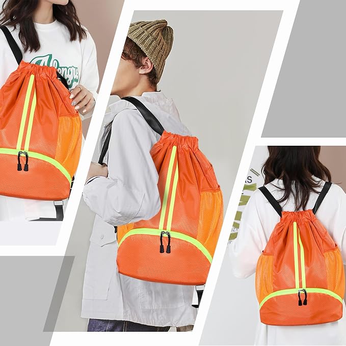 Hoedia Sports Drawstring Backpack - Image 8