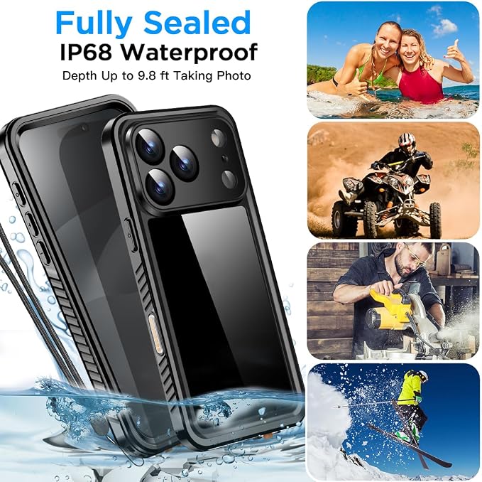 AICase Compatible with iPhone 17 Pro Case Waterproof - Image 8