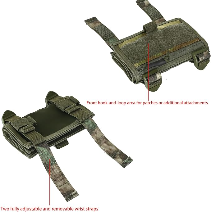 Tactical Arm Sleeve Map Pouch Case Documets Holder Wrist Case Wrist Map Holder - Image 6