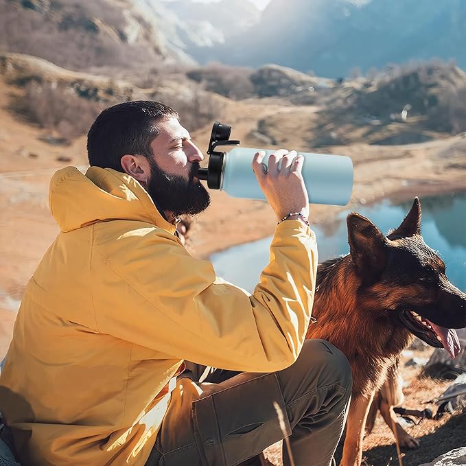 Sports Water Bottle 32oz, Insulated Water Bottle - Image 6