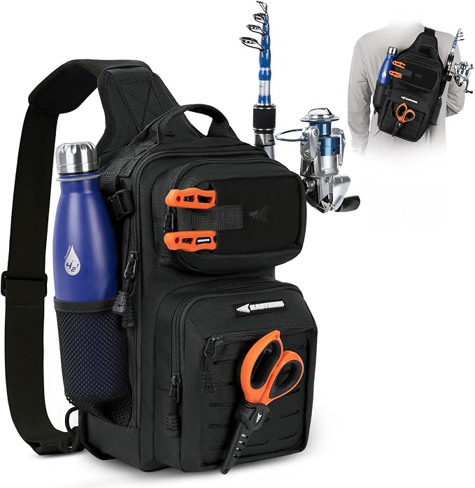 KastKing BlowBak Tactical Sling Tackle Bag-Lightweight Fishing Backpack Storge by KastKing