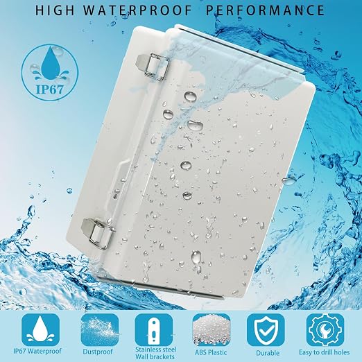 Waterproof Electrical Box Junction Box Weatherproof IP67 ABS Plastic Enclosure - Image 2