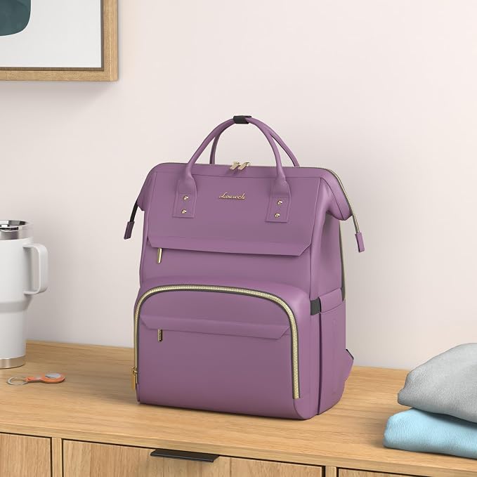 LOVEVOOK Laptop Backpack Women, 15.6 Inch Backpack - Image 2