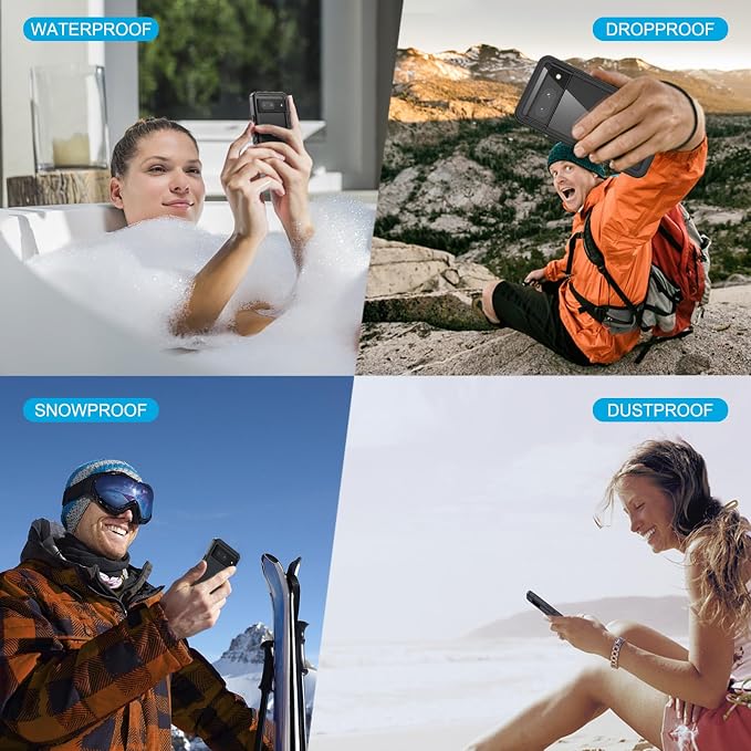 Lanhiem Pixel 8 Case, IP68 Waterproof Dustproof Case - Image 7