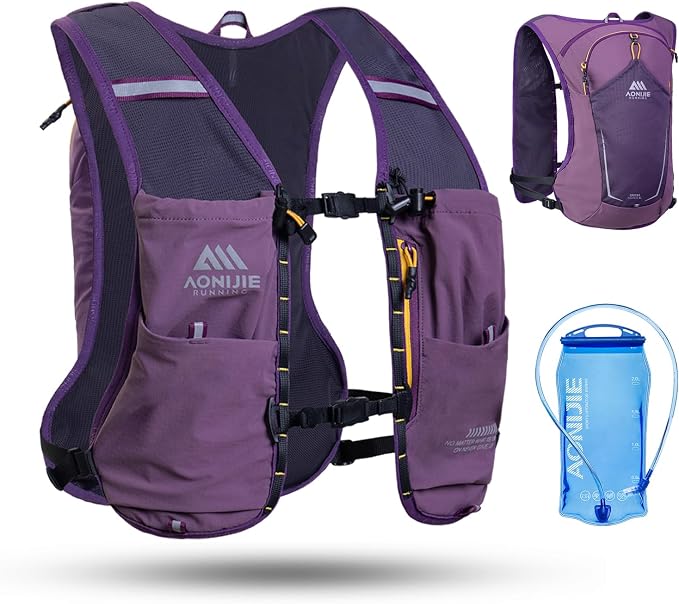 AONIJIE Running Hydration Vest for Men & Women, 8L Hydration Backpack, by AONIJIE