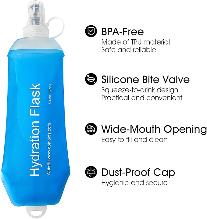 GYGYL Soft Flask, TPU Collapsible Soft Water Bottle - Image 3
