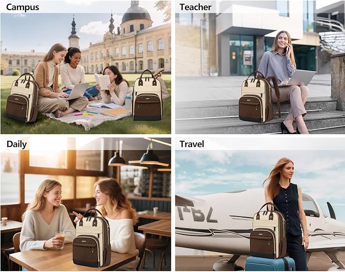 Laptop Backpack for Women Work Bag - Image 8