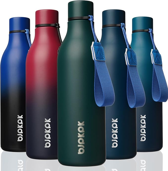 BJPKPK Insulated Water Bottles, 25 oz Stainless Steel Metal Water Bottle by BJPKPK