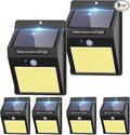 kolpop 6 Pack Solar Motion Lights Outdoor, 3 Modes/100LED Security Wireless by kolpop