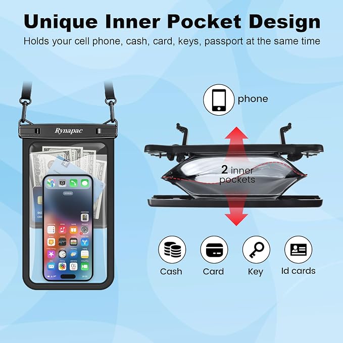 Rynapac Large Waterproof Phone Pouch - Image 5