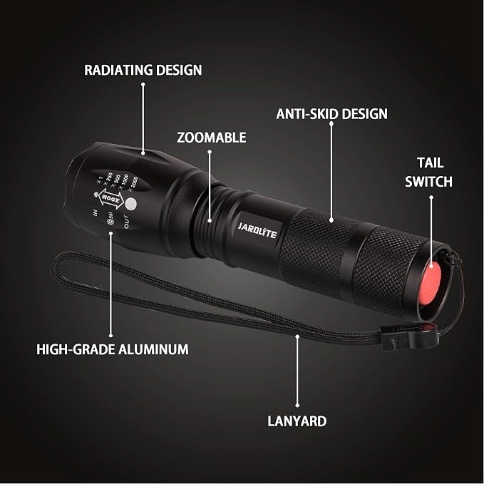 JARDLITE LED Emergency Handheld Flashlight - Image 2