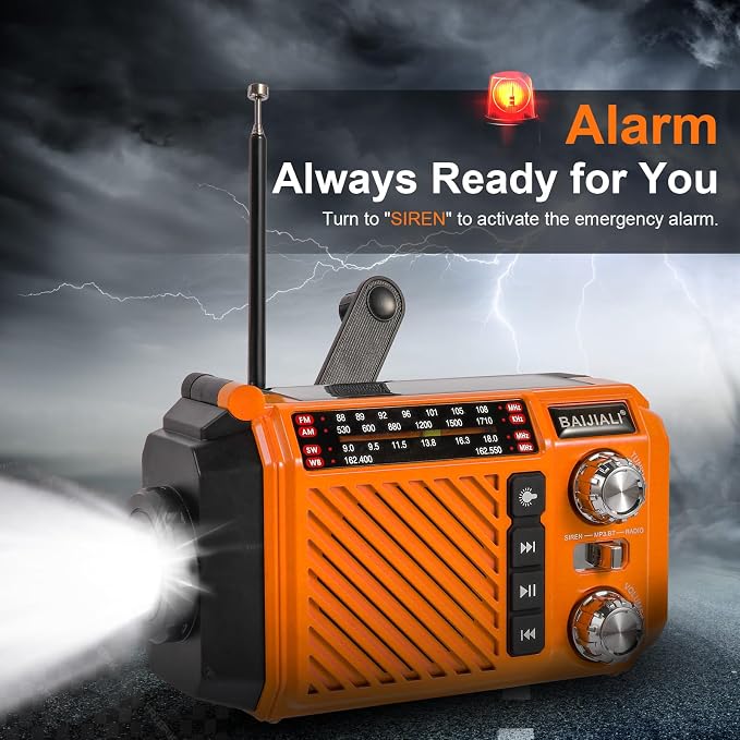 Hand Crank Emergency Weather Radio - Image 6