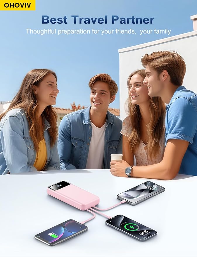 OHOVIV Portable Charger Power Bank 50000mAh Battery Pack, 22.5W Fast Charging - Image 4