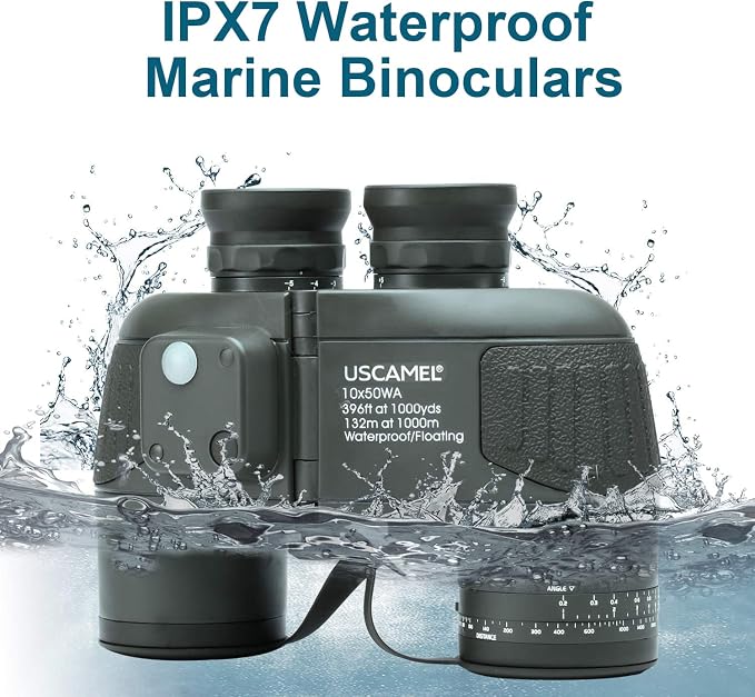 USCAMEL 10X50 Marine Binoculars - Image 6